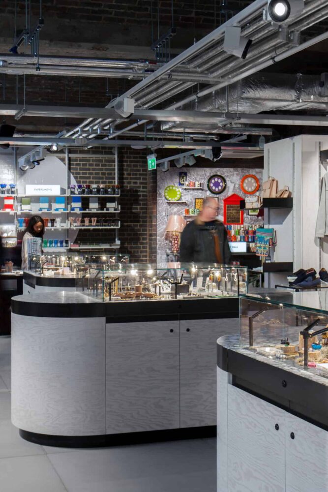 Wolf and Badger layout of the store