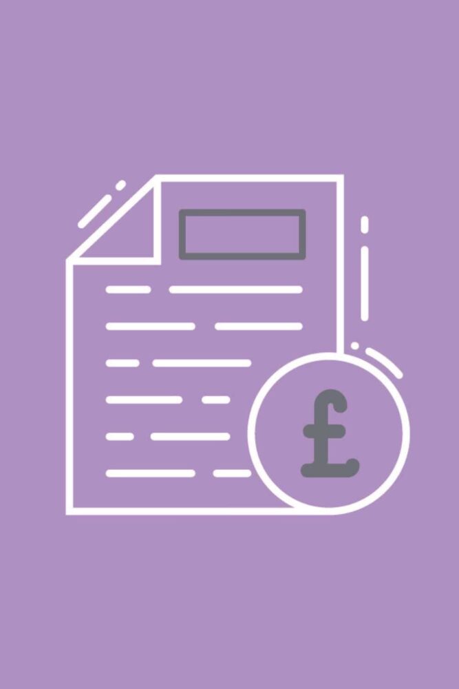 Document with pound sign in front